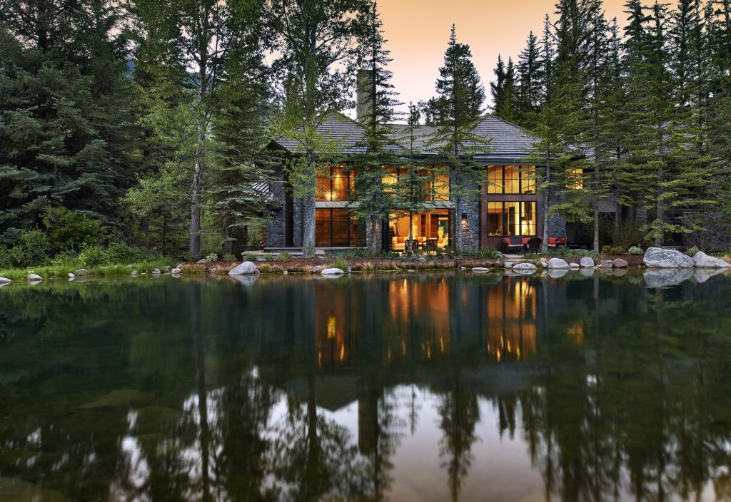 rustic modern home