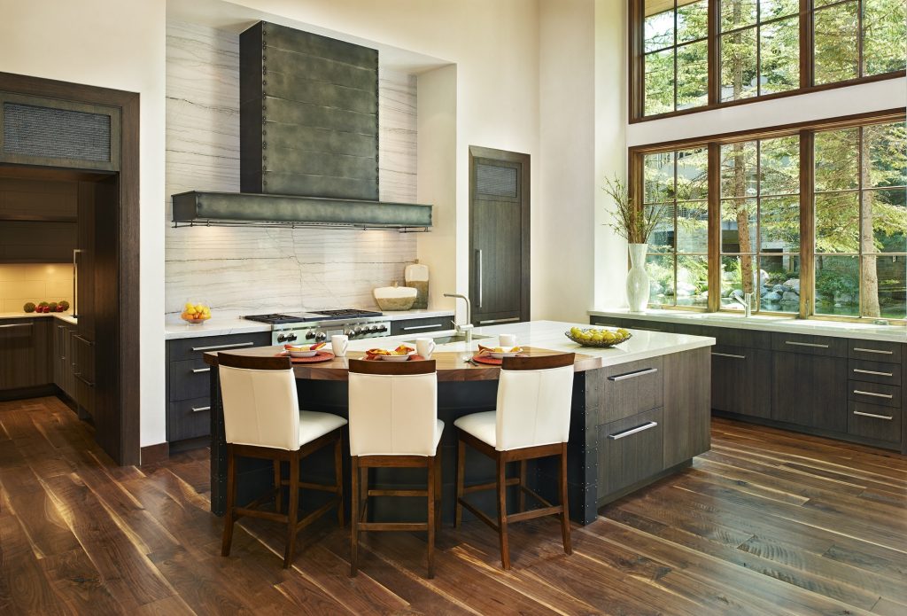 rustic modern home