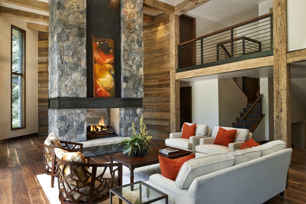 rustic modern home