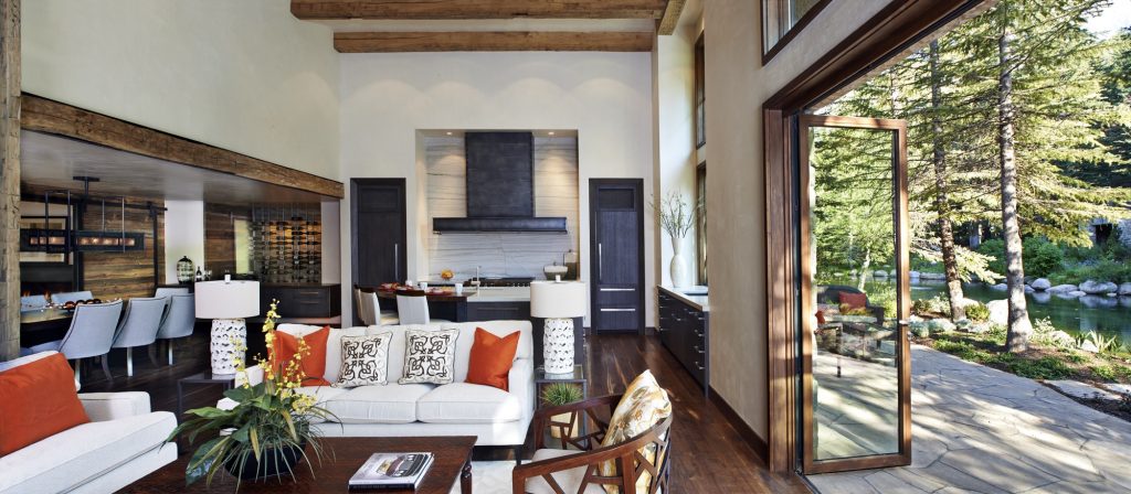 rustic modern home
