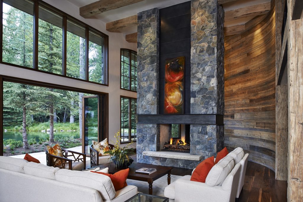 rustic modern home