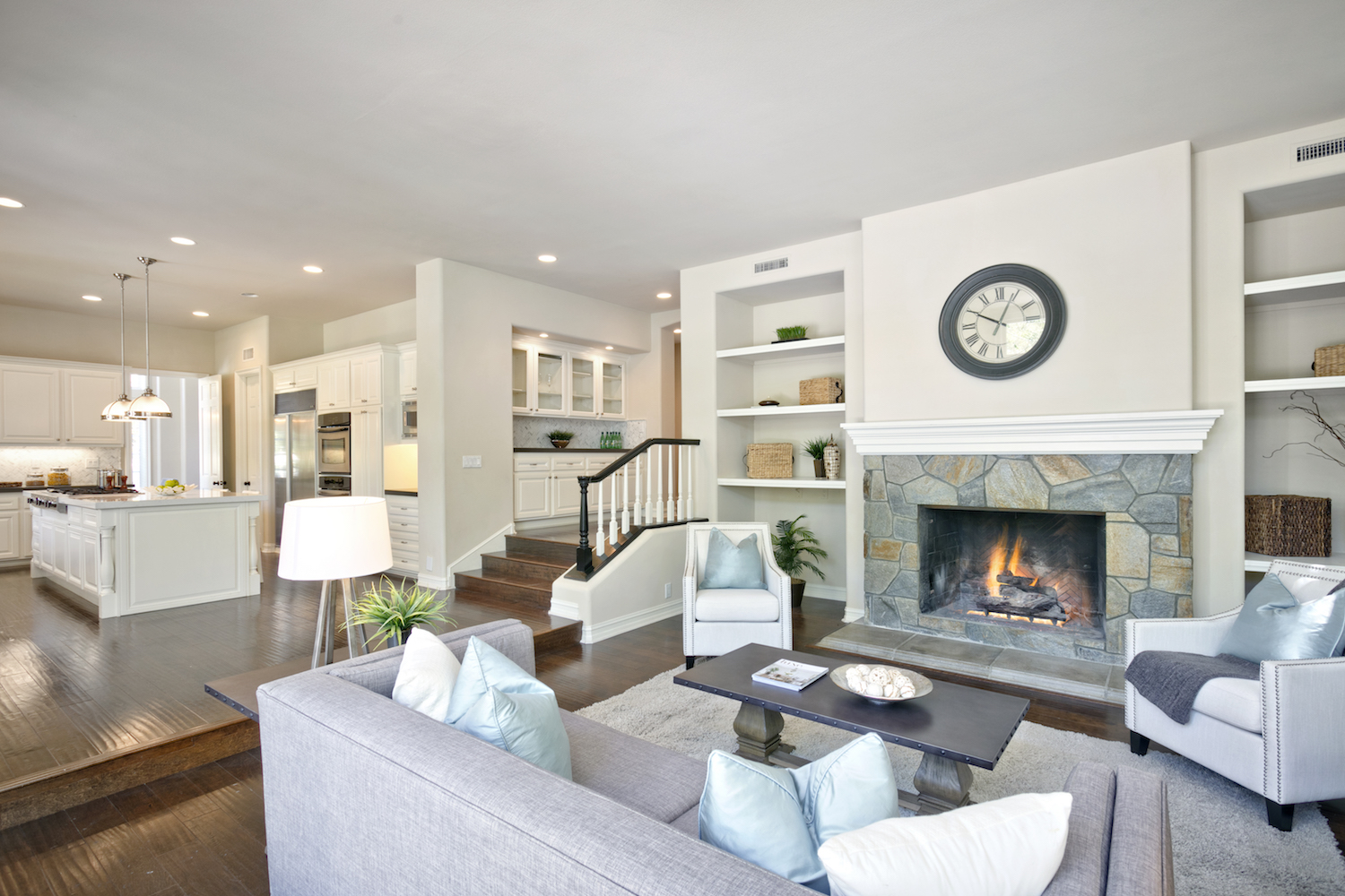 Casual Contemporary Family Room