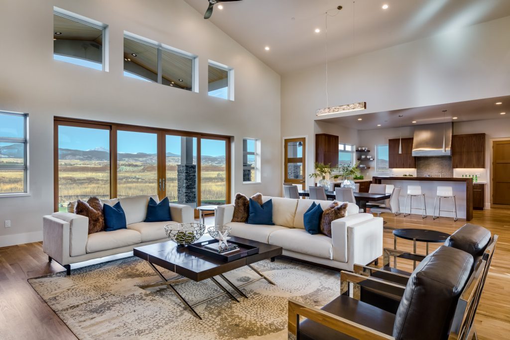 modern luxury staging