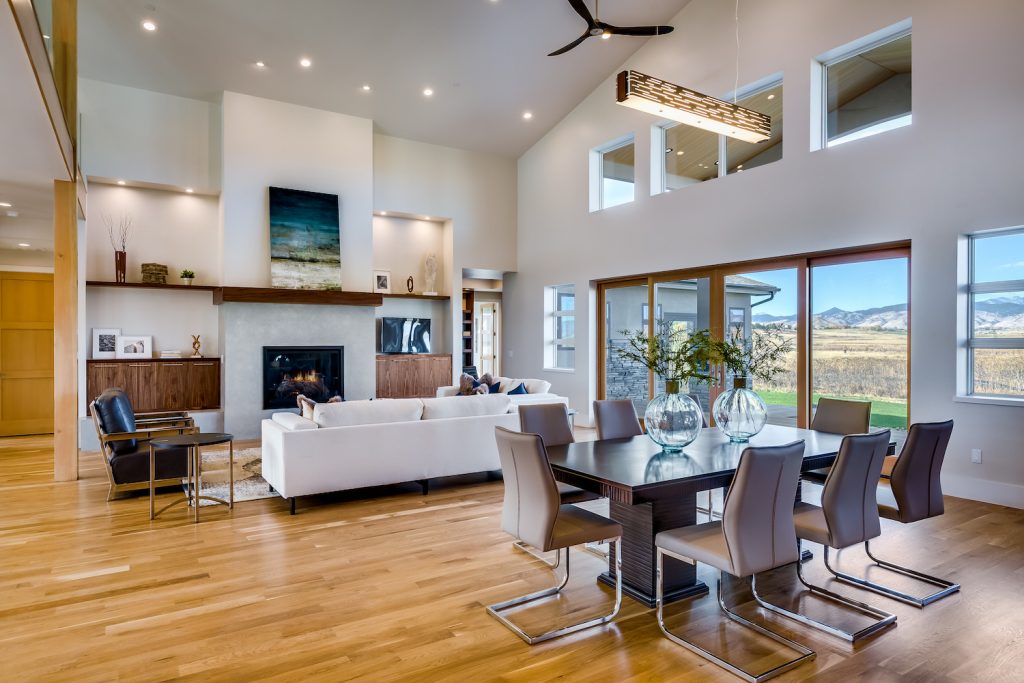 modern luxury staging