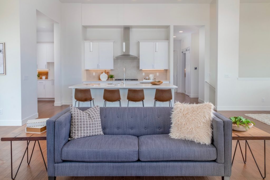 rustic modern model home