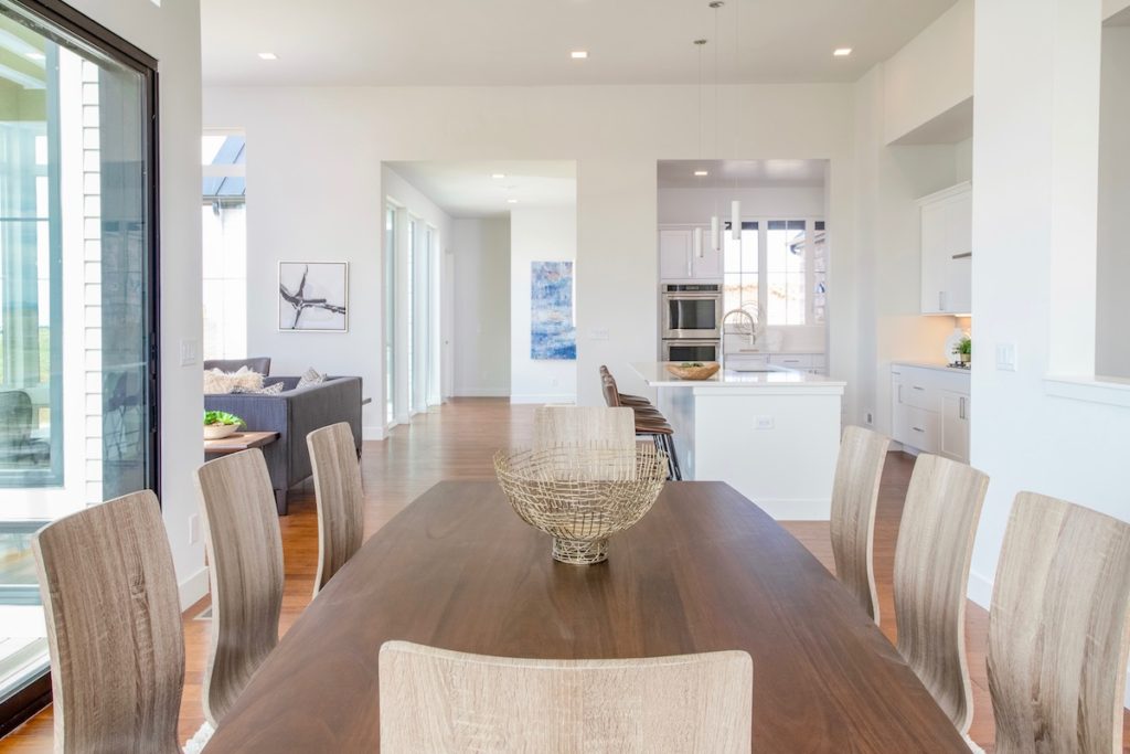 rustic modern model home